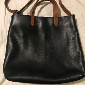 Madewell Zip Top Transport Crossbody Purse Black